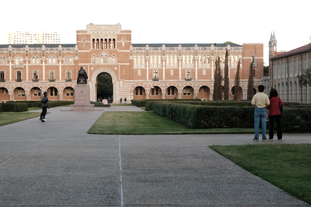 leaseradius-1783913644118 Rice University Houston campus with Spanish Renaissance architecture on a sunny day